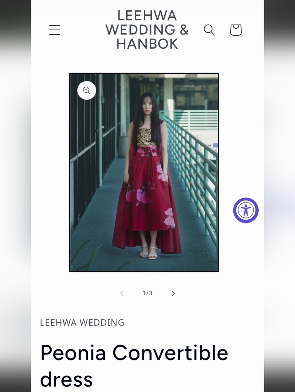 Leehwa Modern Hanbok